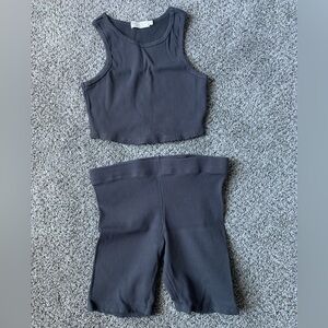 Shon Simon Co Charcoal Gray  Set size L